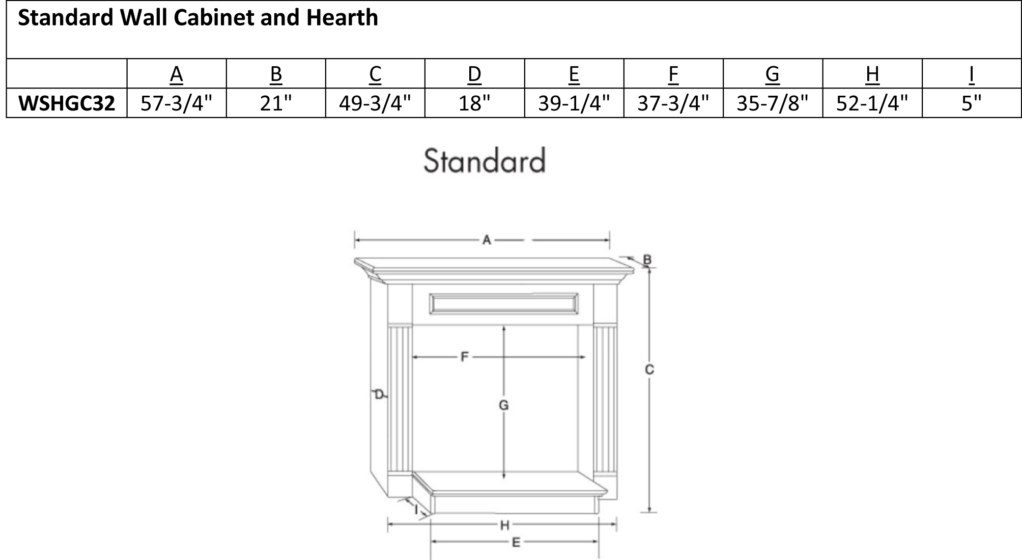 Aria 32 Inch Ventless Gas Fireplace Remote Ready with Wall Surround